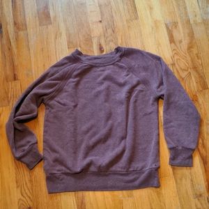 Prana Cozy Up Sweatshirt - Bronze maroon brown, women's M